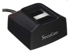 SecuGen HU20-A Hamster Pro 20 USB Fingerprint Reader, Black, 500 DPI Resolution
