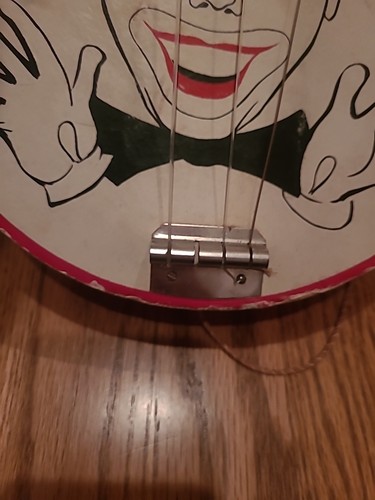 Seltenes Vintage 40er Jahre Range Rhythm Banjo Spielzeug mit Box - Bild 5 von 21