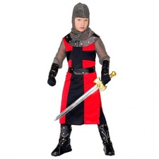 Costume Cavaliere Oscuro Bambino per Feste a Tema, Taglia 5-7 anni, 128 cm