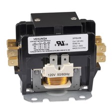 2 Pole 30 Amp 120 VAC Coil AC contactor 2P 30A 120V 50/60Hz AC Motor Contacto...