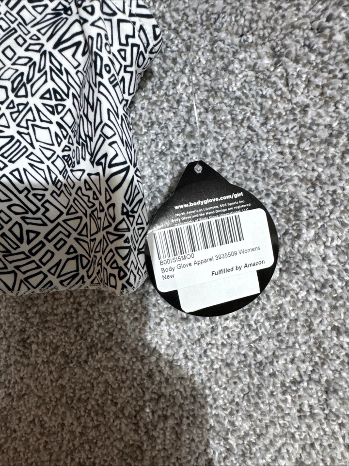 Body Glove Bikini Top Women Size Small Ruffled Festival Rave Retro Y2K Swimwear - Image 3 of 4