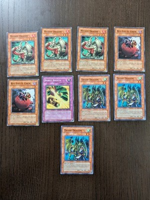 20 cards Vintage Yu-Gi-Oh Dragon Support Lot Masked Dragon Troop Dragon Red-Eyes