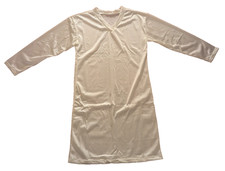 CAFTAN LOUNGE DRESS Yellow NYLON TRICOT Long Sleeve 42" Chest 42" Length XL - 2X