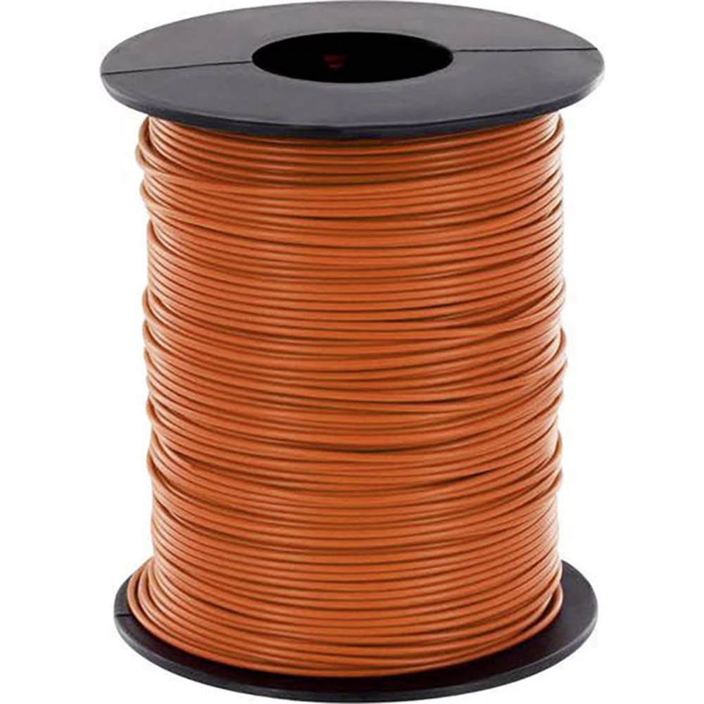 Fil de câblage 0.25 mm² orange BELI-BECO câble souple pour maquette et électronique 25m