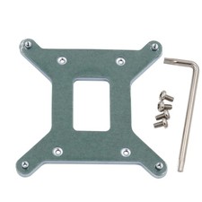 GENNEL Metal Motherboard Backplate CPU Radiator Base for Intel LGA 1700