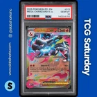 2025 POKEMON PHANTASMAL FLAMES #013/094 MEGA CHARIZARD X EX DOUBLE RARE PSA 10
