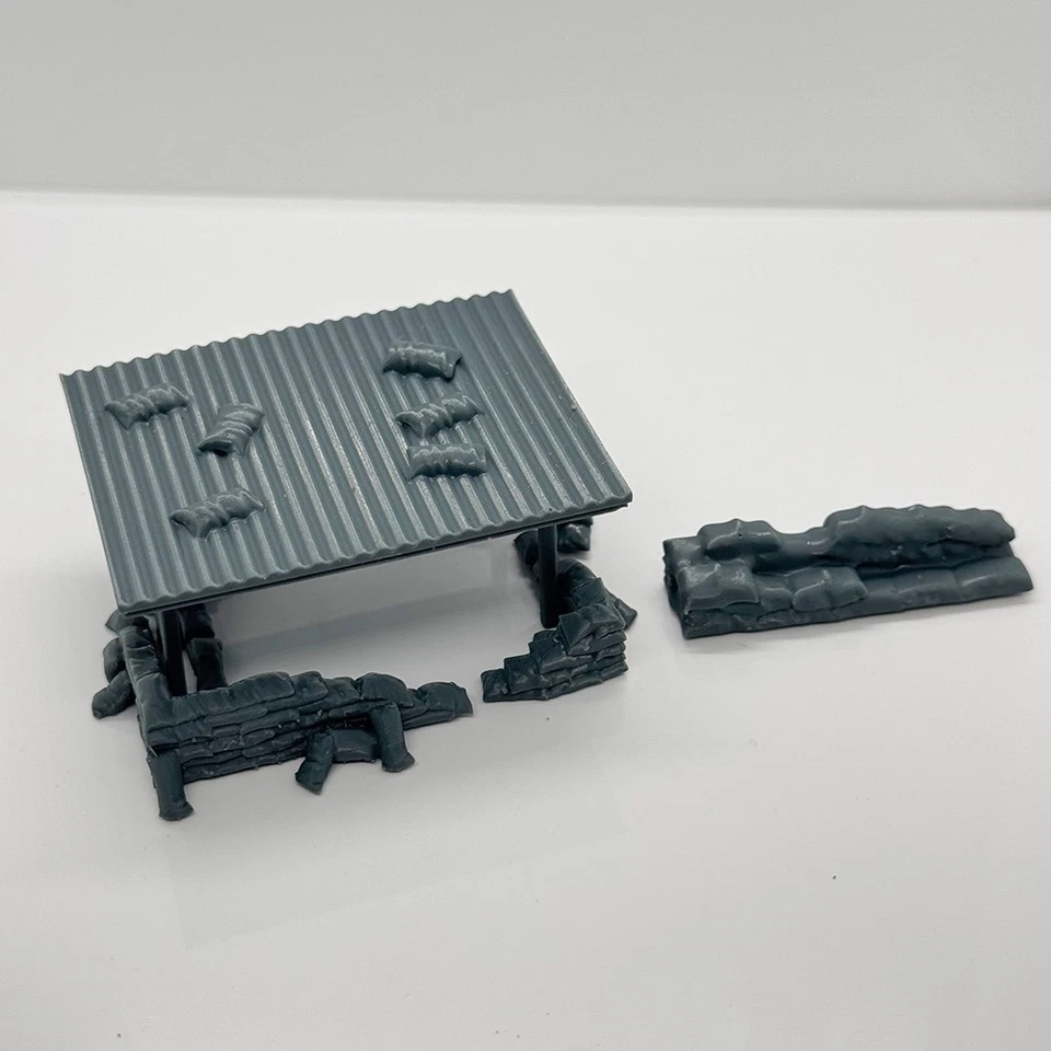 SSMODEL 1:87 Vietnam War Era Machine Gun Bunker 1set - Image 3 of 4