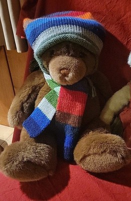 5 Vintage Teddy Bears Plush Lord & TAYLOR,BOYDS,ARTISAN, NORTH AMERICAN,1 UNBRAN