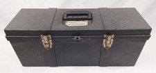 Vintage Contico Tuff Box 26 Black Tool Box W Utility Tray Made In Usa 39124-1