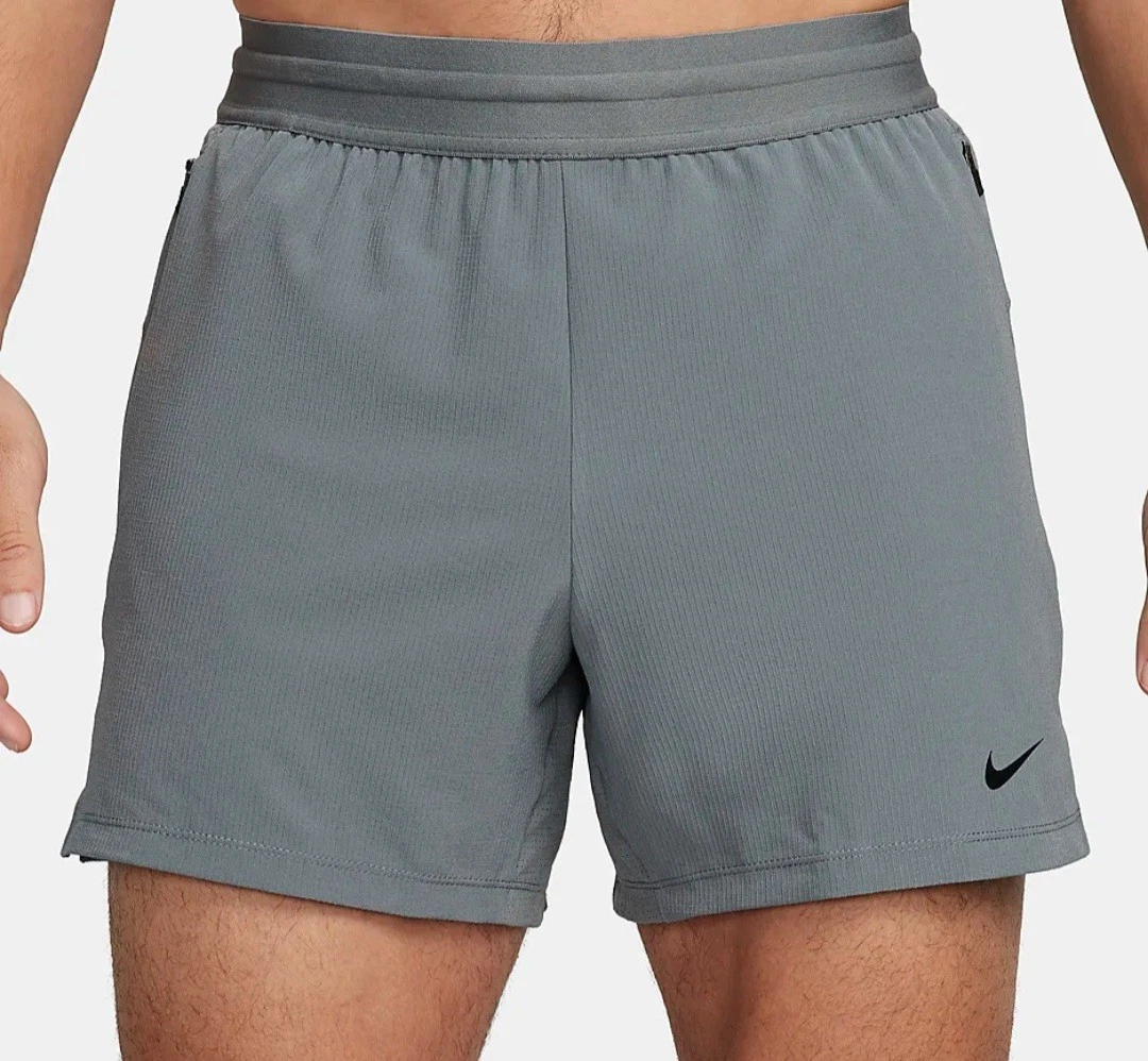 Nike Flex Rep Dri-FIT 5" Unlined Training Shorts Mens-M Grey CJ5453-085