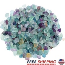 Natural Crystal Stones Decorative Gravel Fish Tank Plants Reiki Healing Gift New