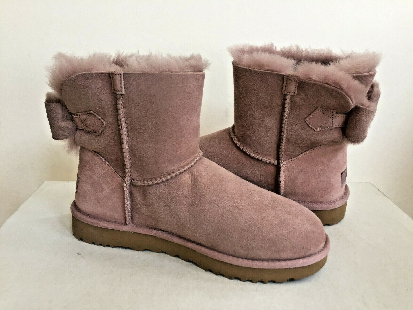UGG NAVEAH MINI BAILEY BOW PINK DAWN 