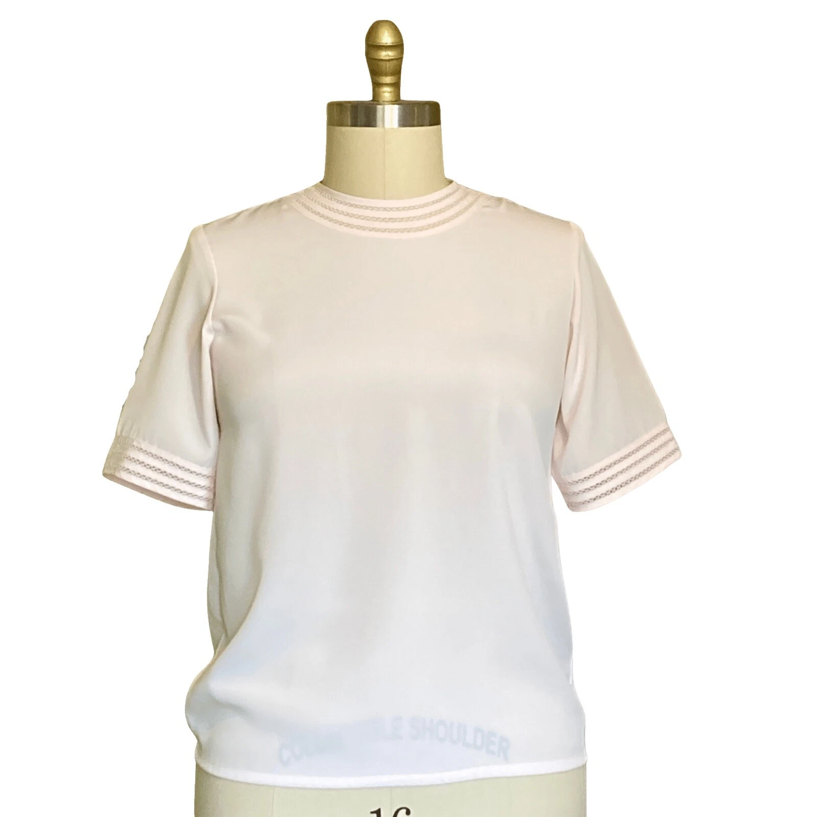 Desgaste de poliéster para trabajar Vintage Tops para mujer