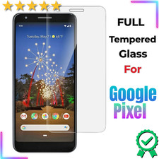 Full Tempered Glass For Google Pixel 3A 3 XL 4 XL 4A 5G 5 6 7 Screen Protector