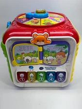 VTech Learners Activity Cube Sort and Discover Center Lights Up And Sound Tested