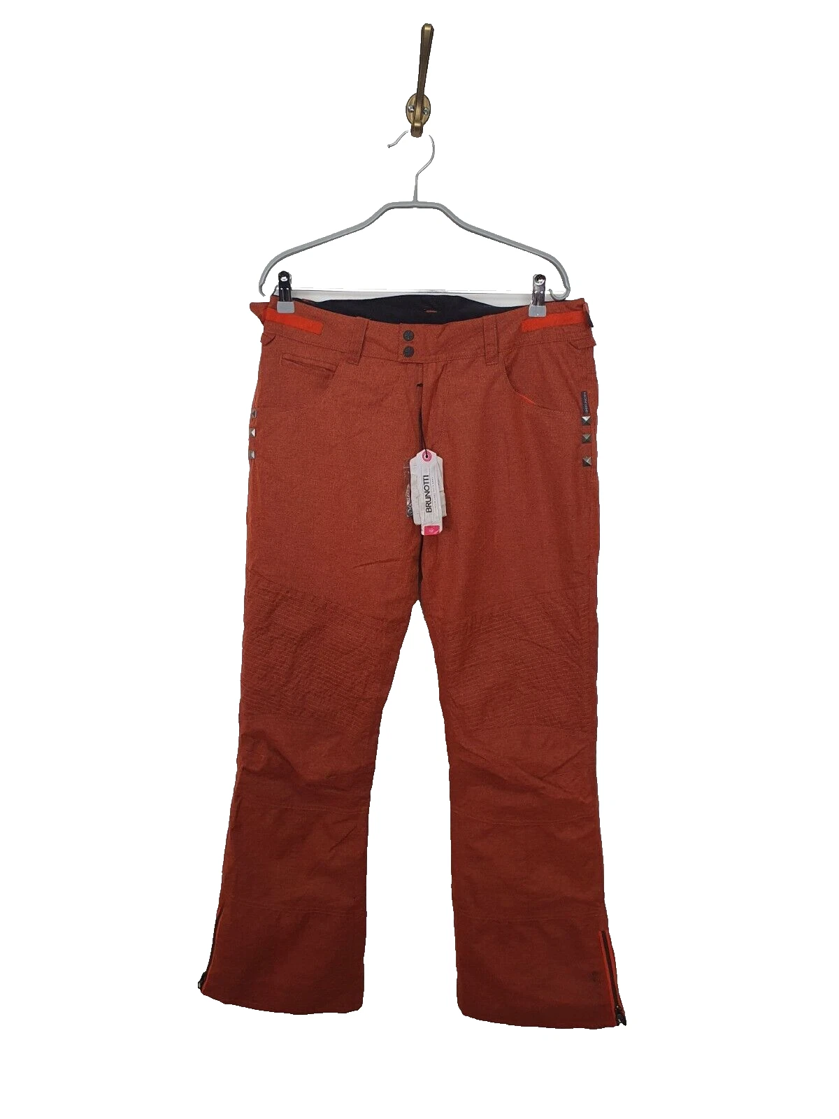 New With Tags Brunotti Louise Orange Snow Pants 8000mm Women Size: L