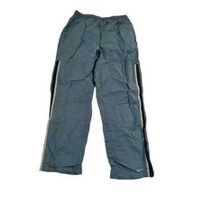 Vintage Y2K Nike Lined Windbreaker Mens Large Blue Striped Nylon Pants VTG