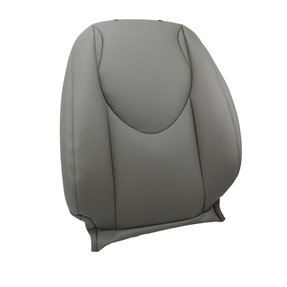 Серый перфорированный кожаный чехол на сиденье водителя и пассажира для Toyota RAV4 2006-2012 годов выпуска - Изображение 4 из 4