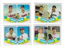 2018 Topps Heritage THEN & NOW U-Pick Palmer Kluber Killebrew Cruz Marichal ++