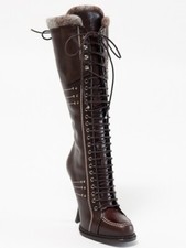 New  Dior Montagne Chocolate Hand Made Leathe...