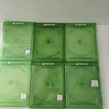 Xbox One Original Microsoft Green Empty Game Cases - Lot of 6