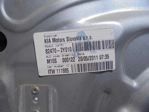 82470 Elevalunas Delantero Izquierdo para HYUNDAI IX35 (EL/LM) * 2011 3975992 - Imagen 4 de 9
