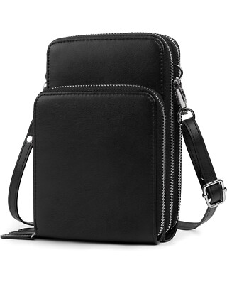 Pearl Angeli Small Crossbody Bag RFID Cellphone Wallet Straps
