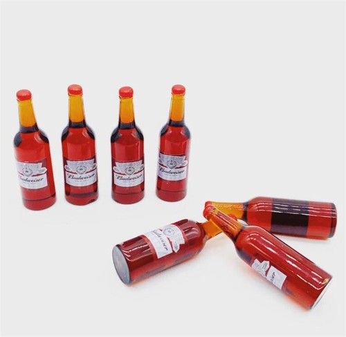 1 SET 1/6 Scale Dollhouse Miniature Bud Beer Bottles with Boxes Alcohol Drink - Picture 4 of 7