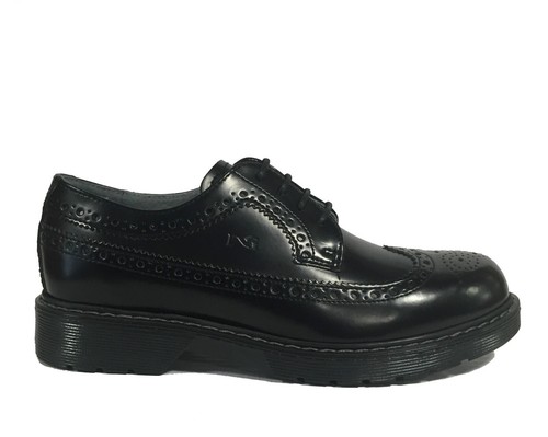 Nero Giardini scarpe da bambino inglesine in pelle nero derby inglesi bimbo  31 | eBay