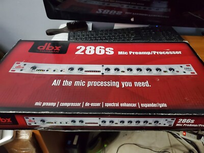 アンプ dbx 286s dbx DBX-286S Microphone Preamp / Channel Strip Processor