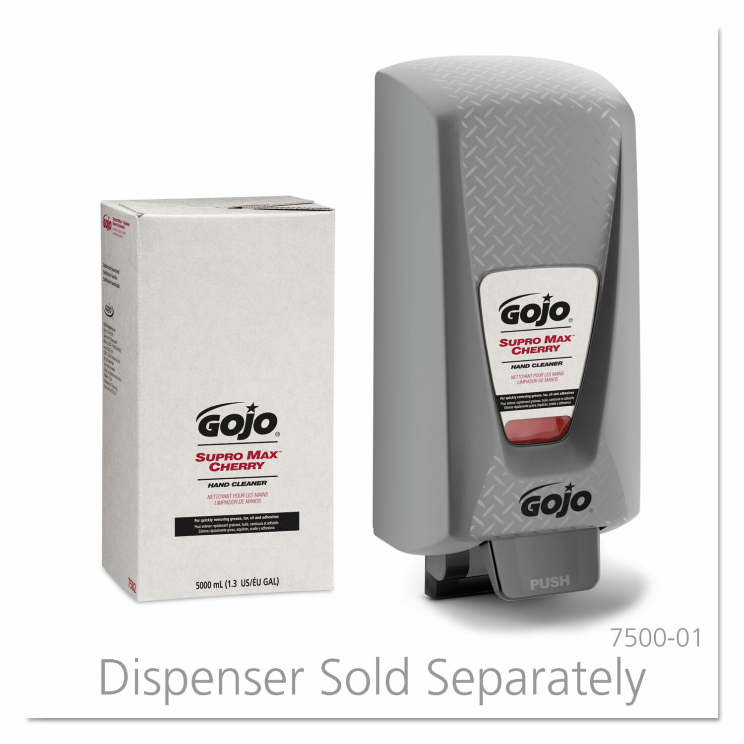 GOJO SUPRO MAX Hand Cleaner Cherry 5000mL Refill 2/Carton 758202 eBay