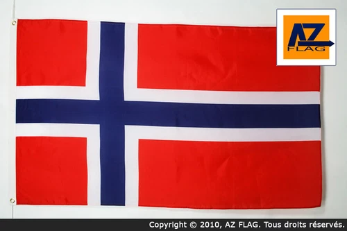 NORWAY FLAG 3' x 5' - NORWEGIAN FLAGS 90 x 150 cm - BANNER 3x5 ft Light polyeste
