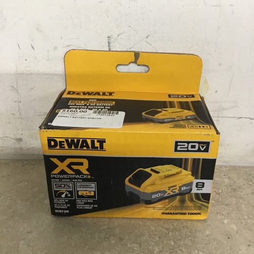 (MA2) DeWalt DCB2108 20V 8Ah Powerpack XR Battery Pack (C) *NEW*