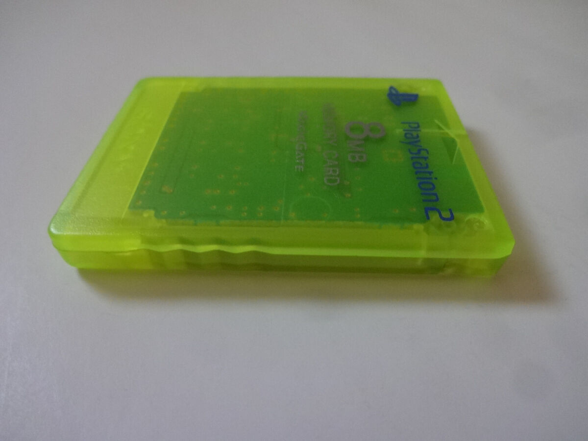 Playstation 2 Memory Card LEMON YELLOW 8MB SCPH-10020Y SONY Playstation 2 Memory Card LEMON YELLOW 8MB SCPH-10020Y SONY