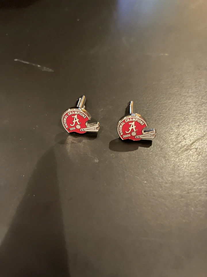 Запонки Alabama Crimson Tide Championship - совершенно новые - Изображение 2 из 3
