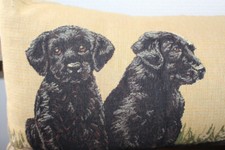 Labrador Welpen - Fensterkissen - Zugluftstopper - GobelinLänge 90 cm -