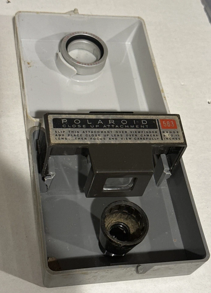 Vintage Polaroid Close-Up Lens Kit 583 with Original Case - Image 4 of 4