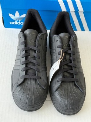 Size 10 - adidas Superstar All Black for sale online | eBay