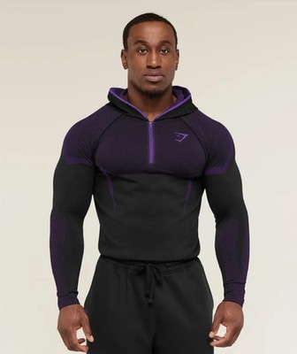 ウォーキング・ランニングウェア  ONYX5.0 purple S size GymShark Onyx 5.0 Seamless Hoodie Athletic Purple V5 XL IN HAND | eBay