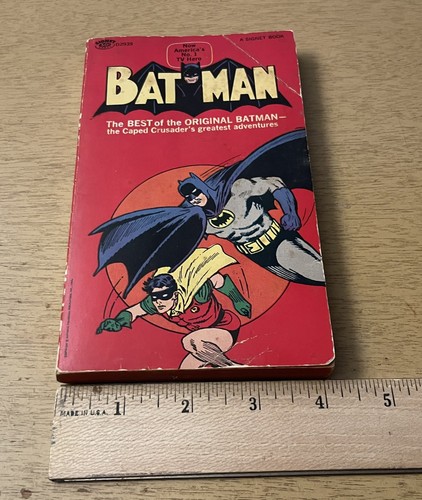 Vtg 1966 Batman Signet Book Original Caped Crusader Adventures D2939 First Print - Picture 4 of 24
