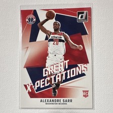 Panini Donruss Great Expectations Rookie Cards Alexandre Sarr & Anthony Black