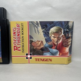 Tengen Rolling Thunder NES Game Manual Included Tested Authentic