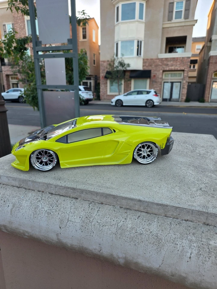 200mm 1/10 Custom Paint HURACAN Body Only - 4Tec-2 RDS DC10 YD2 RMX FZ02 TT02 - Image 3 of 4