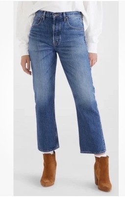 Etica Josie High Rise Cropped Jeans Women s Size 30 Button Fly