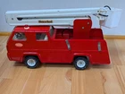 Vintage 70s Tonka Snorkel Pressed Steel Fire Truck Hoses Bucket NO Ladder