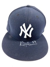 Rob Thomson #59 Yankees Game-Issued 59FIFTY Signed Baseball Cap AUTO COA's