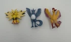 TOMY 99 Pokemon Legendary Birds Moltres, Zapdos & Articuno Vintage Figures
