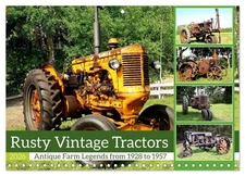 Rusty Vintage Tractors (Monthly Wall Calendar 2026 11.7 x 16.5 (open)), CALVENDO