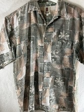Tori Richard Size Large Beautiful Floral Hawaiian Button Shirt Free Shipping Vtg
