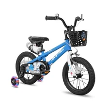 JOYSTAR Pluto 12 14 16 18 20 Inch Kids Bike with Light Up Training Wheels, Ki...